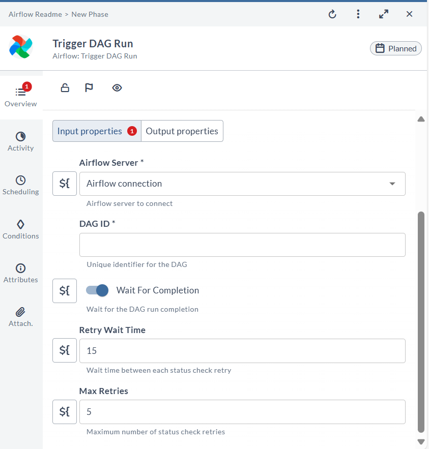 Trigger DAG Run task