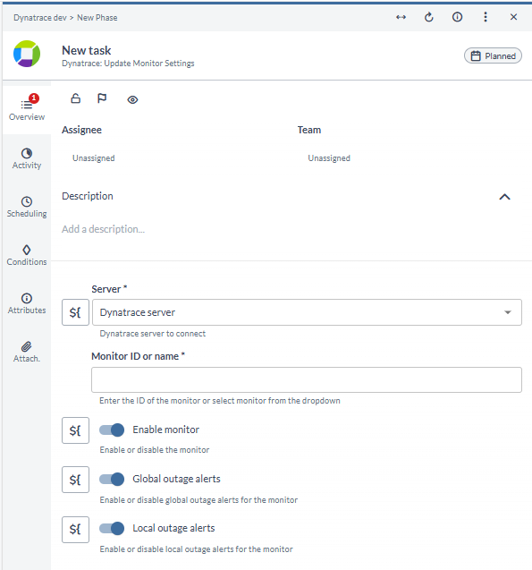 Update Monitor Settings