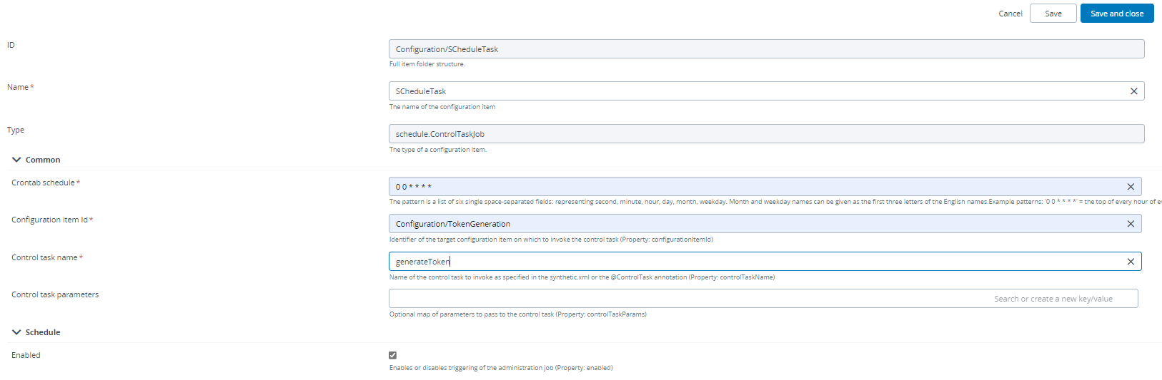 Scheduling Generation of IAM Token