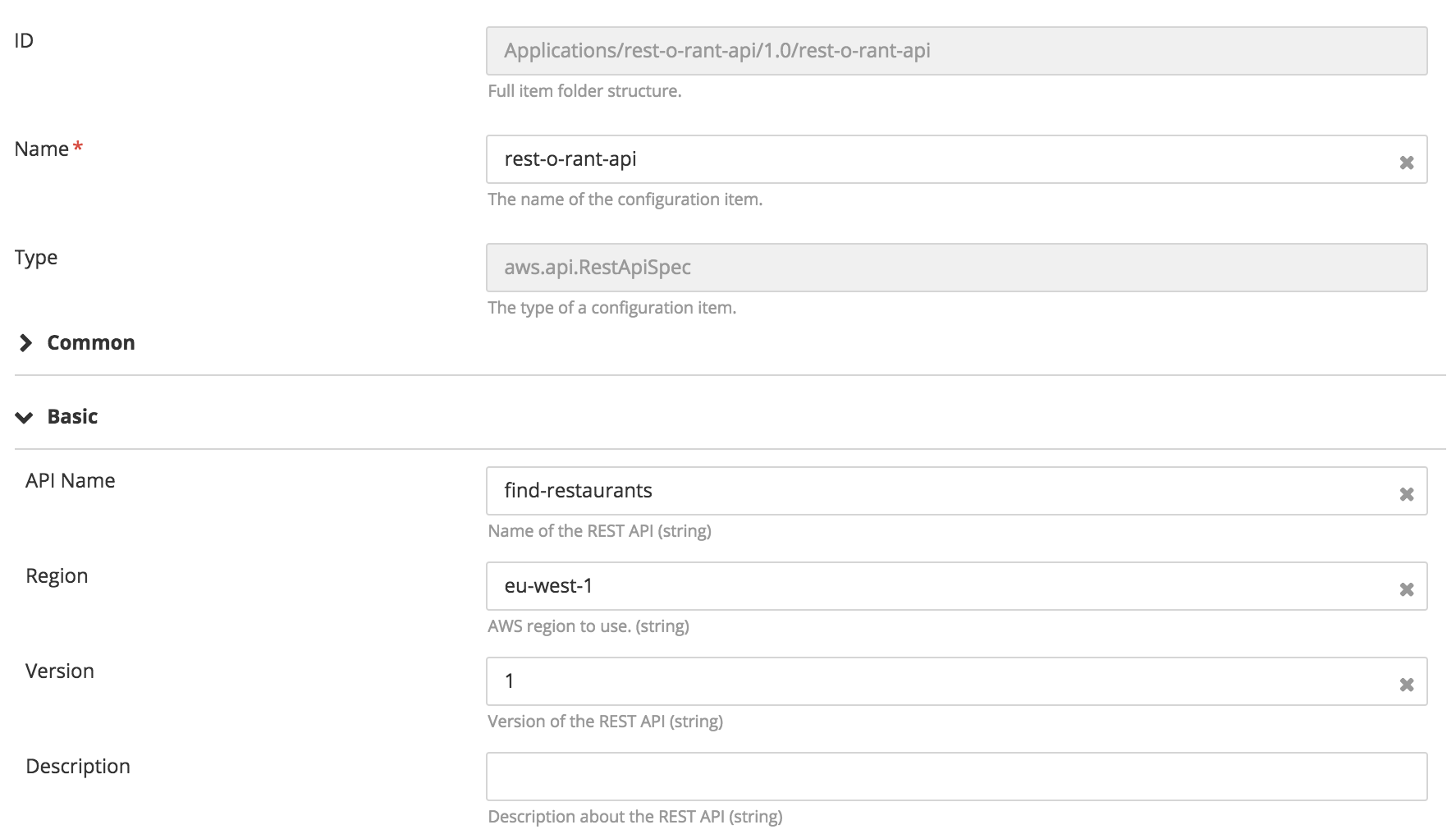 Create API gateway