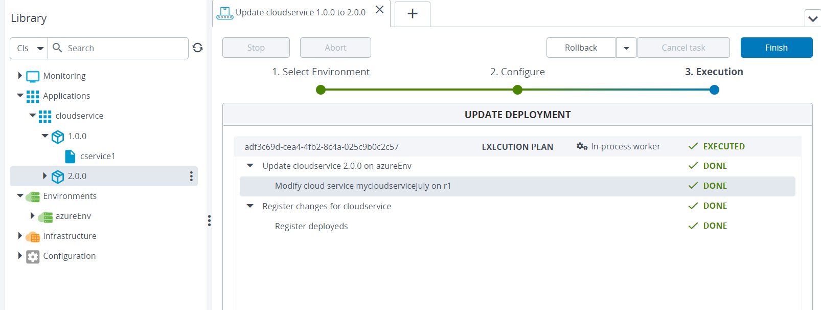 Deploy the Cloud Service Spec