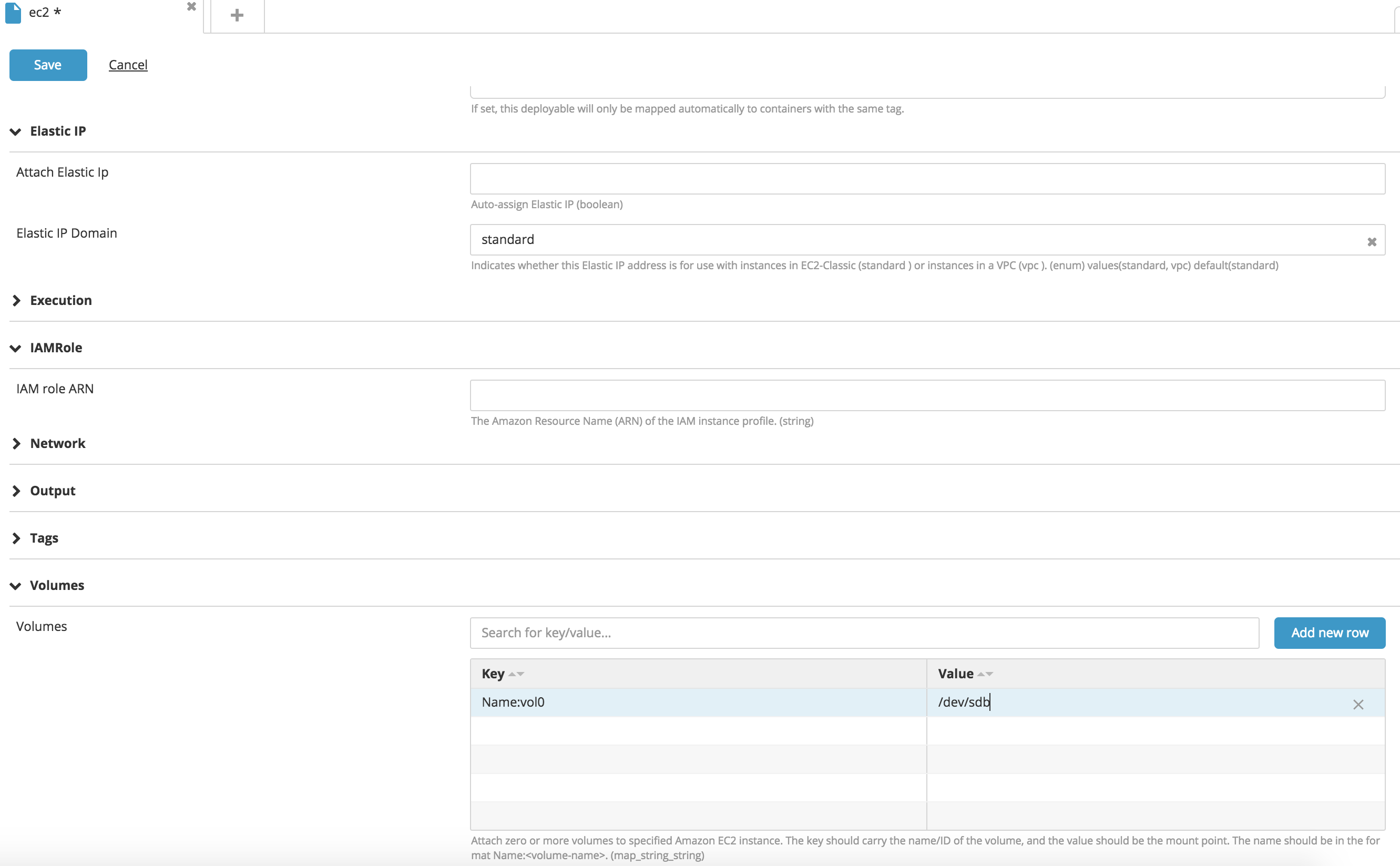 Mount volume on EC2